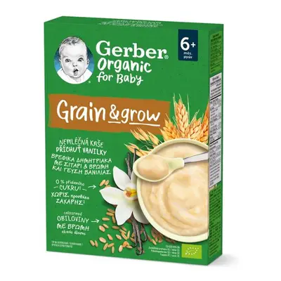 GERBER Organic Kaše nemléčná s příchutí vanilky 200 g