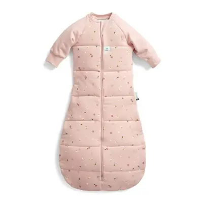 ERGOPOUCH Spací vak s rukávy organická bavlna Jersey Daisies 3-12 m, 6-10 kg, 2,5 tog