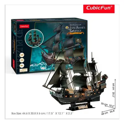 Puzzle 3D Queen Anne's Revenge / led - 293