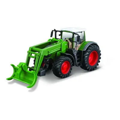 Bburago 10 cm Farm Tractor with front loader - Fendt 1050 Vario + logging Grab