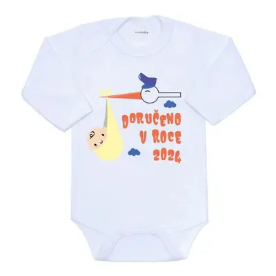 Body s potiskem New Baby Doručeno v roce 2024 80 (9-12m)