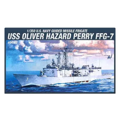 Model Kit loď 14102 - USS OLIVIER HAZARD PERRY FFG-7 (1: 350)