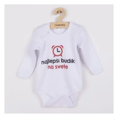 Body s potiskem New Baby nejlepší budík na světě 86 (12-18m)