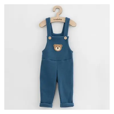 Dětské zahradníčky New Baby Luxury clothing Oliver modré 92 (18-24m)