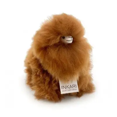 Plyšová hračka Alpaca SMALL MONSTER FLUFF – LÍSKOVÝ OŘECH