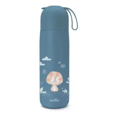 Termoska se silikonovým držákem 400ml, Powder Blue