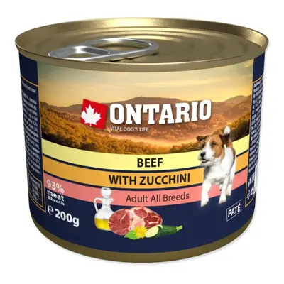 Konzerva Ontario hovězí s cuketou 200g