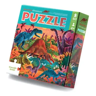 Puzzle holografické Dinosauři 60 Crocodile Creek