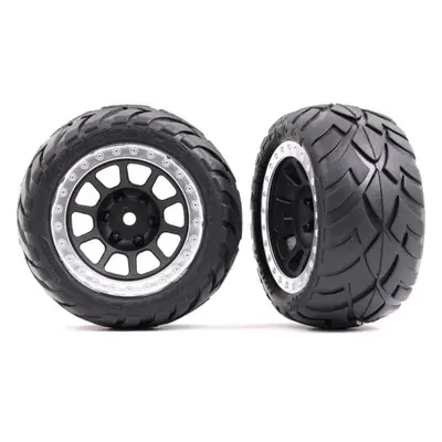 Traxxas kolo 2.2", disk šedý/chromovaný, pneu Anaconda (2) (zadní)