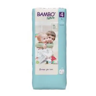 BAMBI Nature Jednorázové pleny 4 Tall, 48 ks, pro 7-14 kg