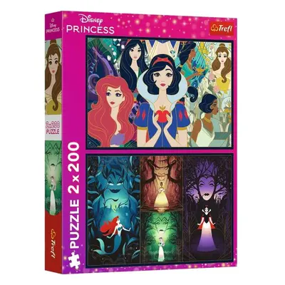 Trefl Disney puzzle 2 x 200 dílků Okouzlující princezny