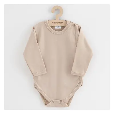 Dojčenské body celorozopínacie New Baby Classic II světle béžové 50