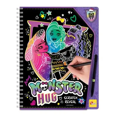 Monster High Vyškrabávací omalovánky objetí