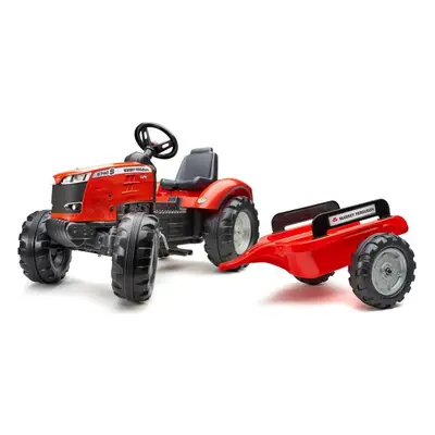 FALK Šlapací traktor 4010AB Massey Ferguson S8740 - červený