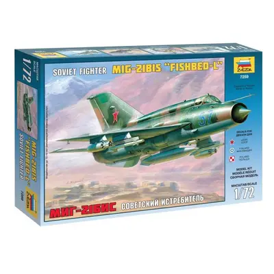 Model Kit letadlo 7259 - MIG-21 BIS Soviet Fighter (1:72)