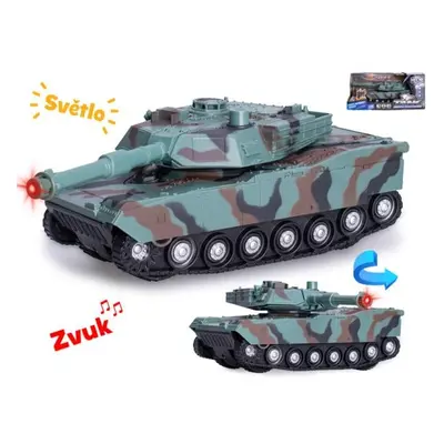 Tank 24 cm 1:32 na baterie se setrvačníkem se světlem a zvukem