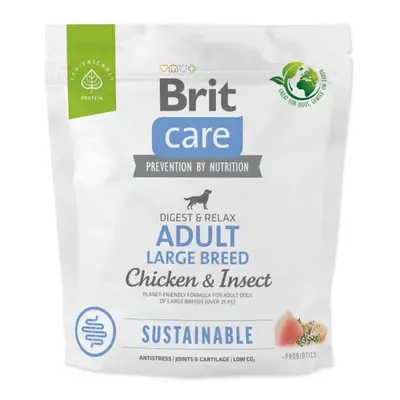 Krmivo Brit Care Dog Sustainable Adult Large Breed Chicken & Insoct 1kg