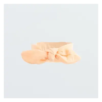 Dětská mušelínová čelenka New Baby Leny Peach 6-9m