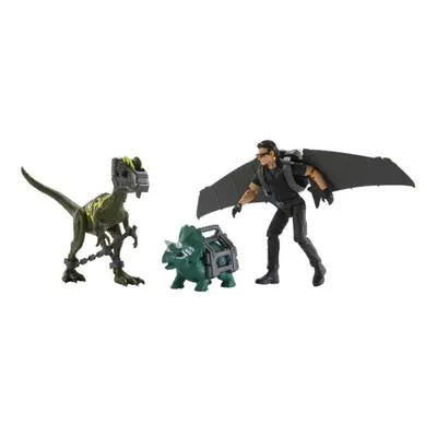 Mattel Jurassic World AIan malcolm s dinosaury a doplňky