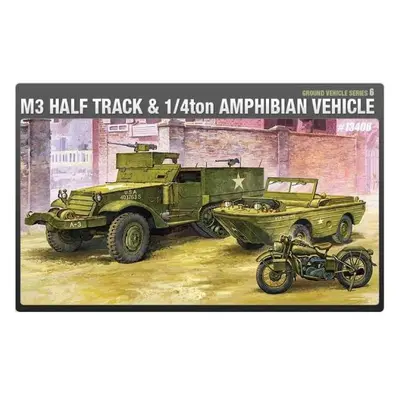 Model Kit military 13408 - M3 US HALF TRACK (1:72)