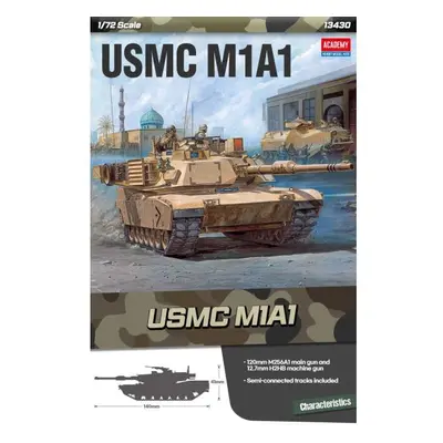 Model Kit tank 13430 - USMC M1A1 (1:72)