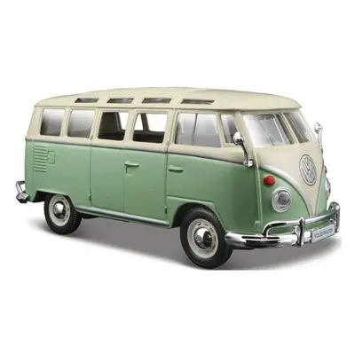 Maisto - Volkswagen Van Samba, zeleno/krémový, 1:25