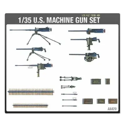 Model Kit military 13262 - US MACHINE GUN SET (1:35)