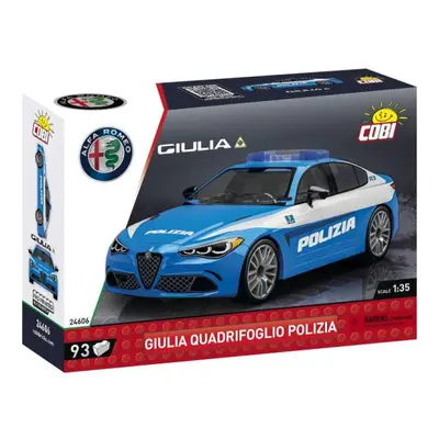 Cobi Alfa Romeo Giulia Quadrifoglio Polizia, 1:35, 93 k