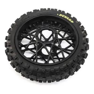 Losi kolo s pneu Dunlop MX53 zadní, disk černý: PM-MX