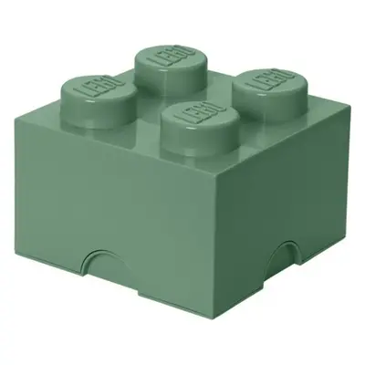 LEGO® úložný box 4 - khaki 250 x 250 x 180 mm