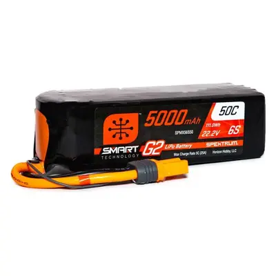 Spektrum Smart G2 LiPo 22.2V 5000mAh 50C IC5