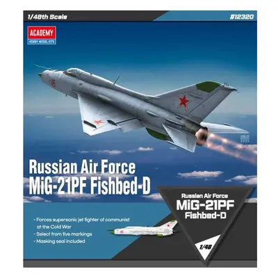 Model Kit letadlo 12320 - Ruské letectvo MiG-21PF Fishbed-D (1:48)