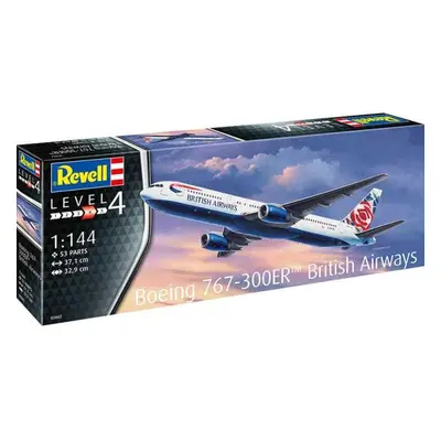 Plastic modelky letadlo 03862 - Boeing 767-300ER (British Airways Chelsea Rose) (1: 144)