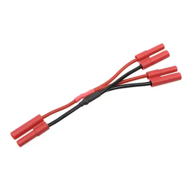 Kabel Y paralelní 2.0mm zlacený 14AWG 12cm