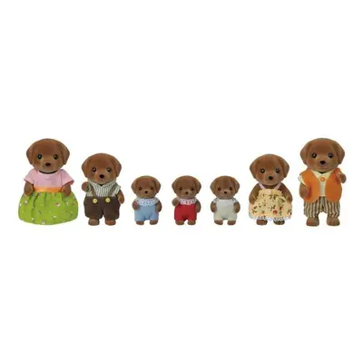 Sylvanian family Rodina Chocolate labradorů