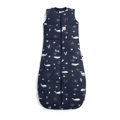 ERGOPOUCH Spací vak organická bavlna Jersey Whale 3-12 m, 6-10 kg, 2,5 tog