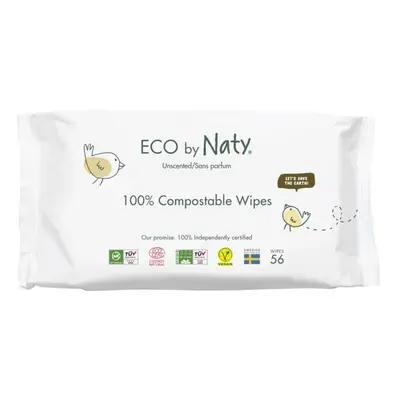 Eco by Naty Sensitive 56 ks, bez vůně - vlhčené ubrousky