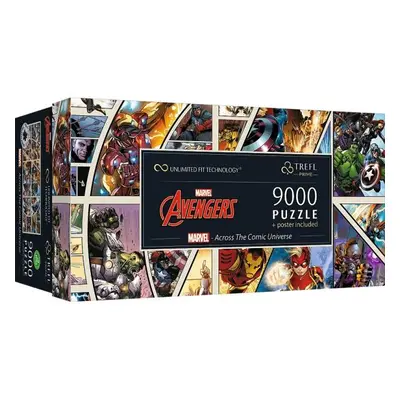 TREFL Puzzle UFT Marvel Avengers: Napříč komiksovým vesmírem 9000 dílků