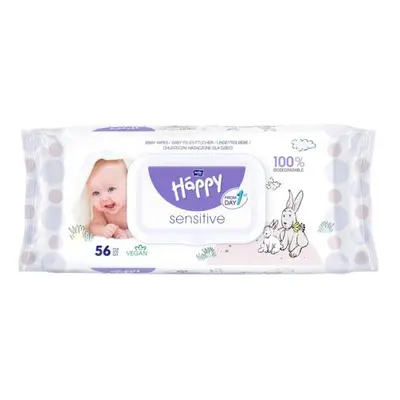 BELLA HAPPY BABY Obrúsky vlhčené Sensitive 56 ks