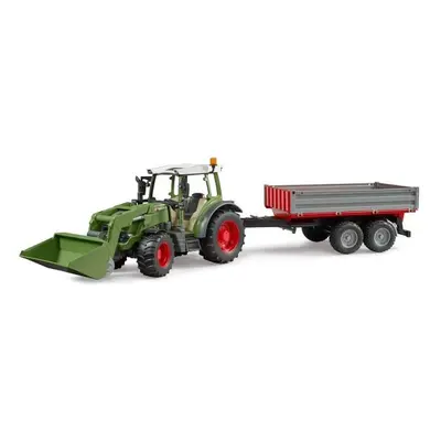 Bruder Fendt Vario 211 traktor s vlekem a nakladačem