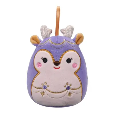 SQUISHMALLOWS Vánoční ozdoba Sob s třpytivými parohy - Jaida, 10 cm