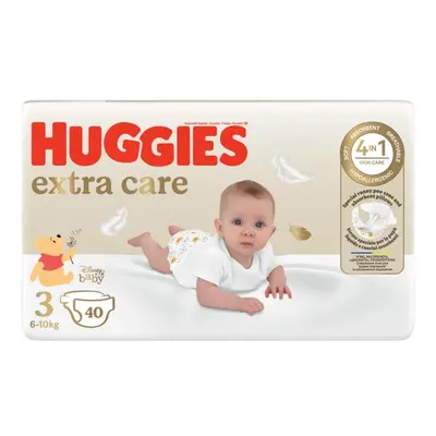 HUGGIES® Plenky jednorázové Extra Care 3 (6-10 kg) 40 ks