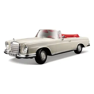 Maisto - 1967 Mercedes-Benz 280SE, Cabrio, krémový, 1:18