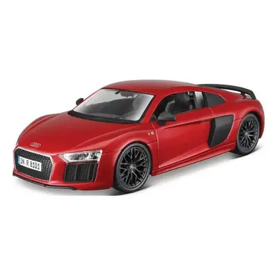 Maisto - Audi R8 V10 Plus, metal červené, assembly line, 1:24