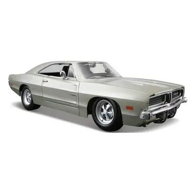 Maisto - 1969 Dodge Charger R/T, stříbrný, 1:25