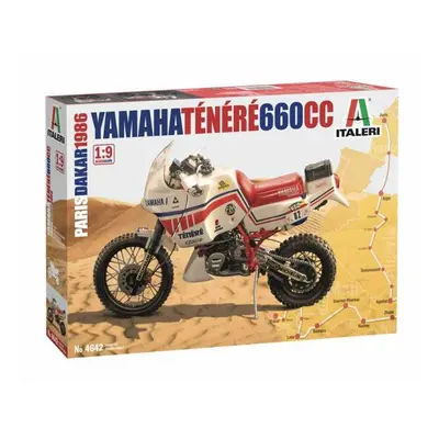 Model Kit motorka 4642 - Yamaha Tenere 660 cc Paris Dakar 1986 (1: 9)