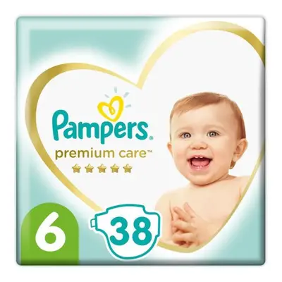 PAMPERS Premium Care jednorázové pleny vel. L 6, 38 ks, 13 kg+