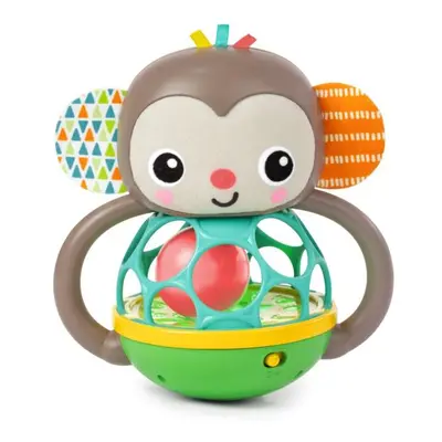 OBALL Hračka multisenzorická Grab & Giggle Monkey™ 6m+