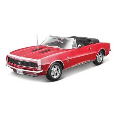 Maisto - 1967 Chevrolet Camaro SS 396 Convertible, červený, 1:18