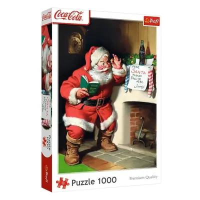 Trefl Puzzle 1000 Coca-Cola: Santa u krbu